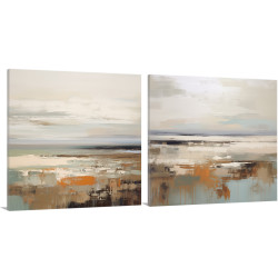copy of Conjunto de 2 Lienzos contemporáneos: Vanguardia y color - Cuadrostock