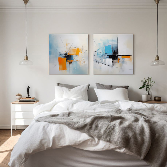 copy of Díptico de Lienzos modernos: Ideas para decorar tu hogar - Cuadrostock