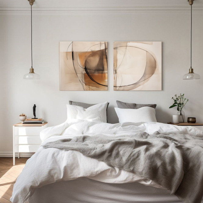 copy of Díptico de Lienzos modernos: Ideas para decorar tu hogar - Cuadrostock