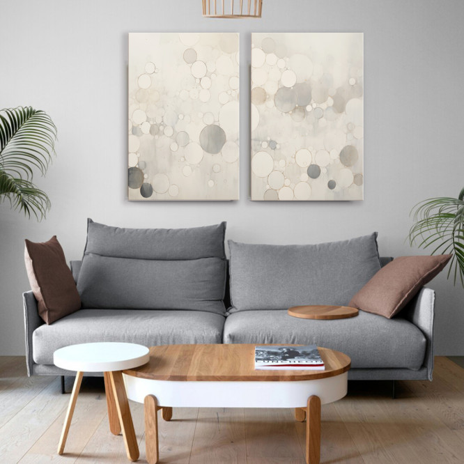 copy of Conjunto de 2 Lienzos decorativos: Elegancia y estilo en un conjunto - Cuadrostock