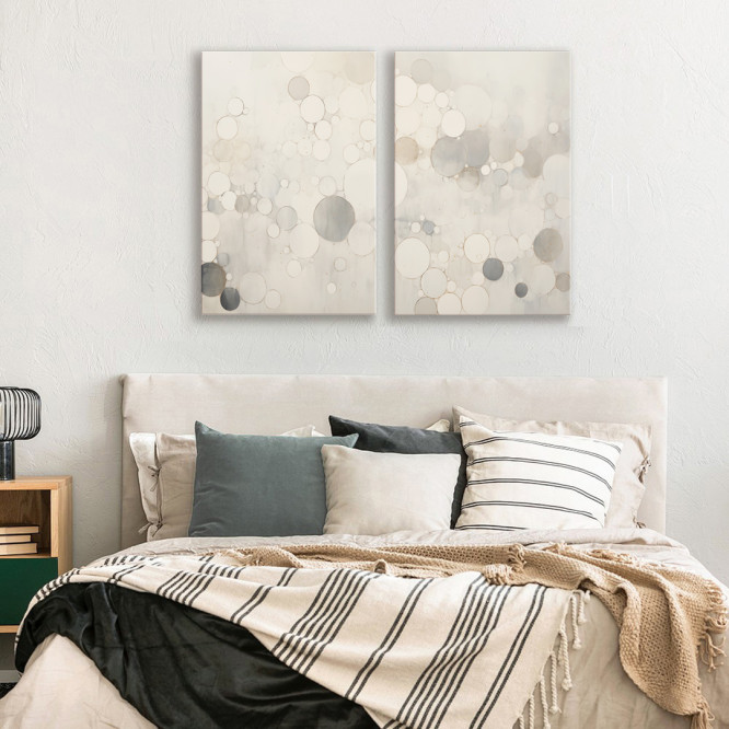 copy of Conjunto de 2 Lienzos decorativos: Elegancia y estilo en un conjunto - Cuadrostock