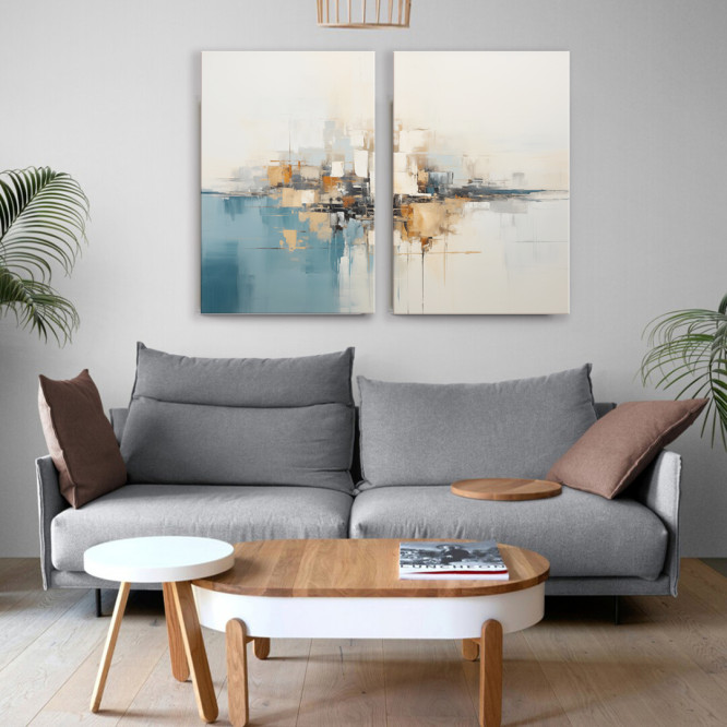 copy of Conjunto de 2 lienzos: Regalo perfecto para sorprender - Cuadrostock