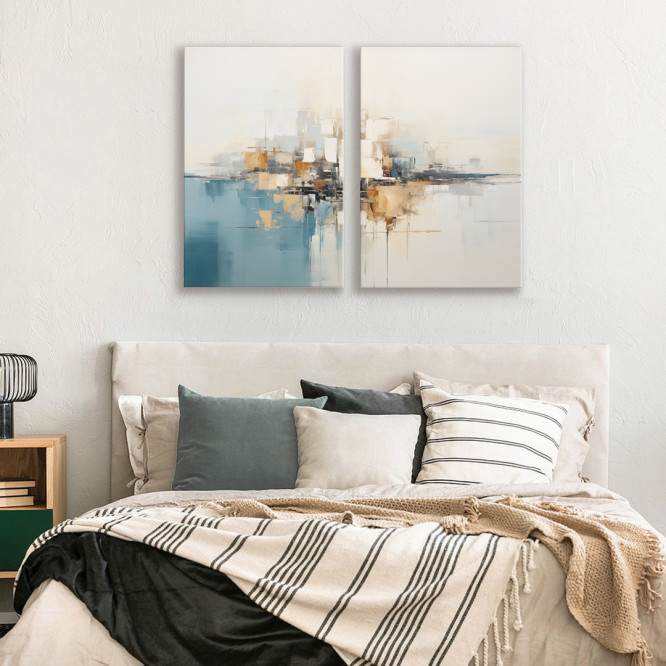 copy of Conjunto de 2 lienzos: Regalo perfecto para sorprender - Cuadrostock