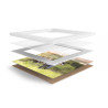 Marco de madera Asplund Blanco - Cuadrostock