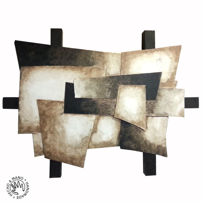 Cuadro Abstracto Vool Biga 01 – Arte decorativo hecho a mano. - Cuadrostock