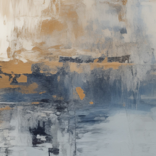 Cuadro abstracto con textura | Altamira Texturum hecho a mano