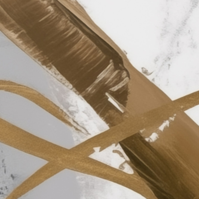 Cuadro moderno con textura y dorado | Kintsu de Oro
