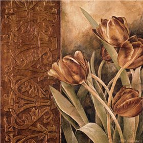 Copper Tulips I - Cuadrostock