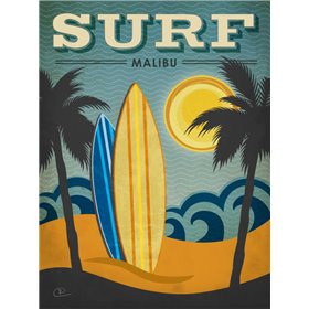 Surf Malibu - Cuadrostock