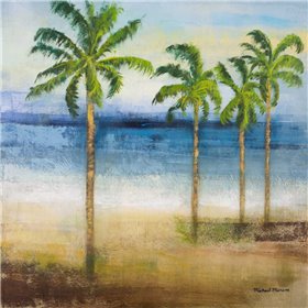 Ocean Palms II - Cuadrostock