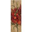 Vivid Red Lily on Gold - Cuadrostock