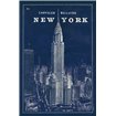 Blueprint Map New York Chrysler Building - Cuadrostock