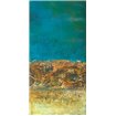 Rustic Frieze on Teal I - Cuadrostock