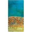 Rustic Frieze on Teal II - Cuadrostock