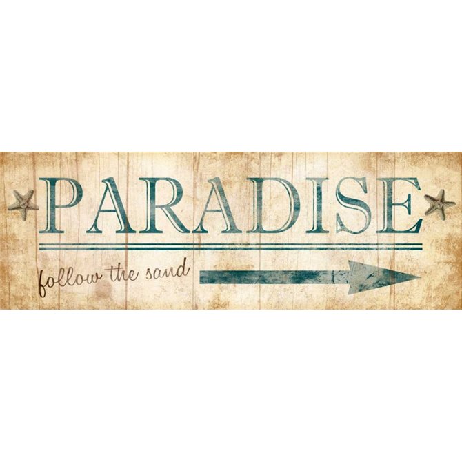 Paradise Sign - Cuadrostock