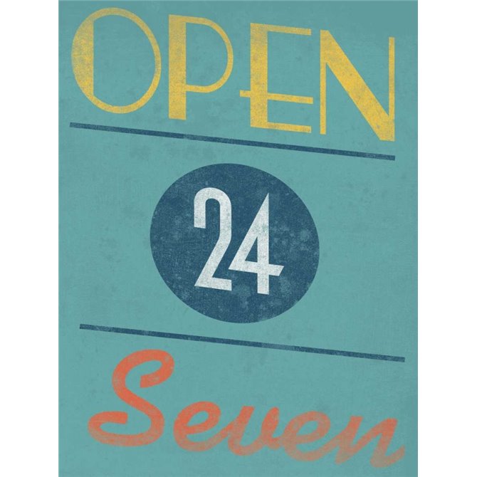 Open 24 Seven - Cuadrostock