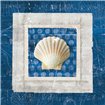 Sea Shell III on Blue  - Cuadrostock