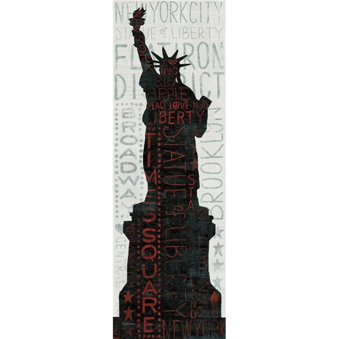 Statue of Liberty - Red - Cuadrostock