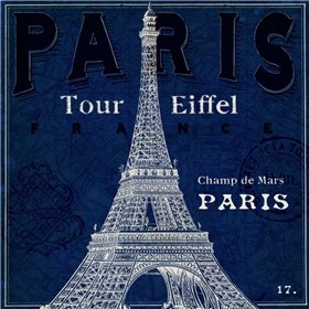 Blueprint Tour Eiffel  - Cuadrostock