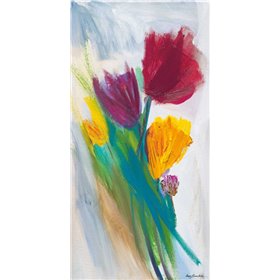Bright Tulip Bunch II - Cuadrostock