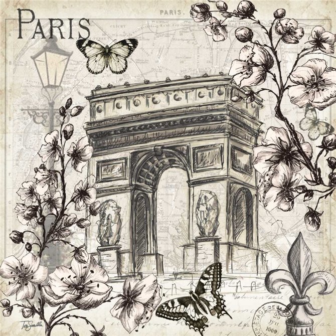 Paris in Bloom II  - Cuadrostock