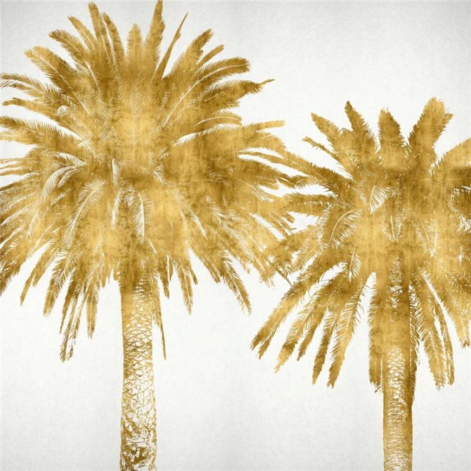 Palms In Gold IV - Cuadrostock
