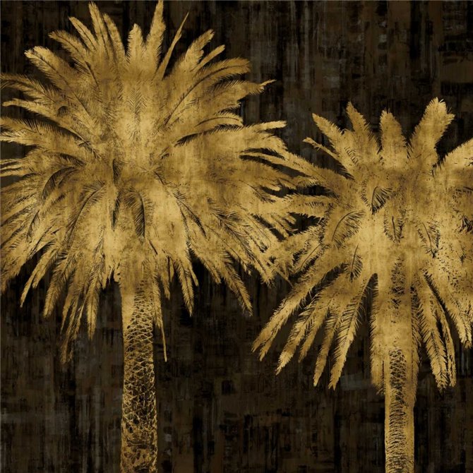 Palms In Gold II - Cuadrostock