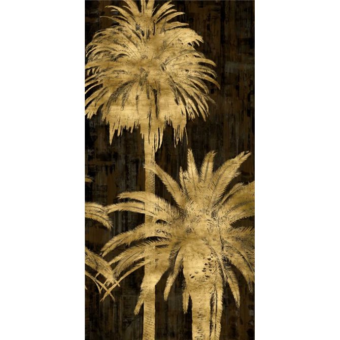 Golden Palms Panel II - Cuadrostock