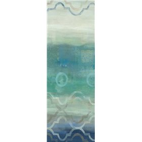 Abstract Waves Blue-Gray Panel I - Cuadrostock