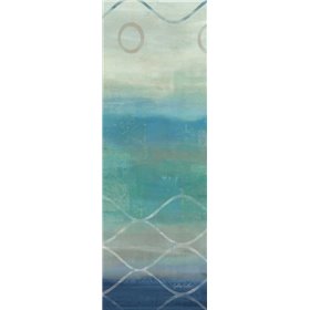 Abstract Waves Blue-Gray Panel II - Cuadrostock