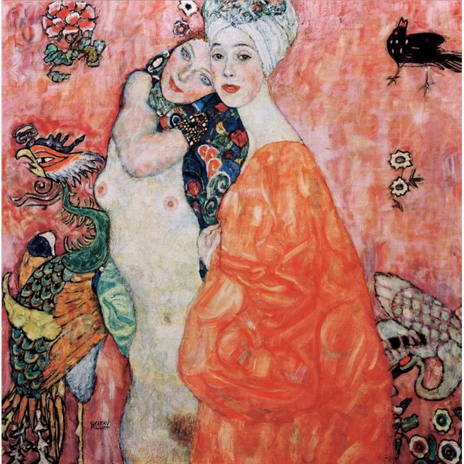 Gustav Klimt - Le amiche - Cuadrostock
