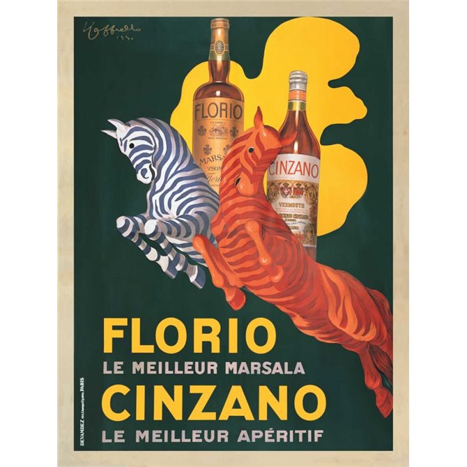 Florio e Cinzano-1930 - Cuadrostock