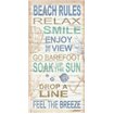 Beach Rules - Cuadrostock