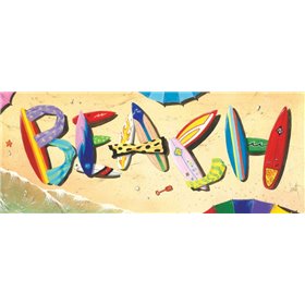 Beach in Boards - Cuadrostock