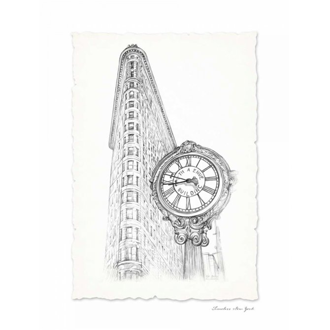 New York Sketch Pen and Ink - Cuadrostock