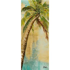 Beach Palm Panel II - Cuadrostock