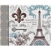 Paris Pair Rect Blue Brown 2 - Cuadrostock