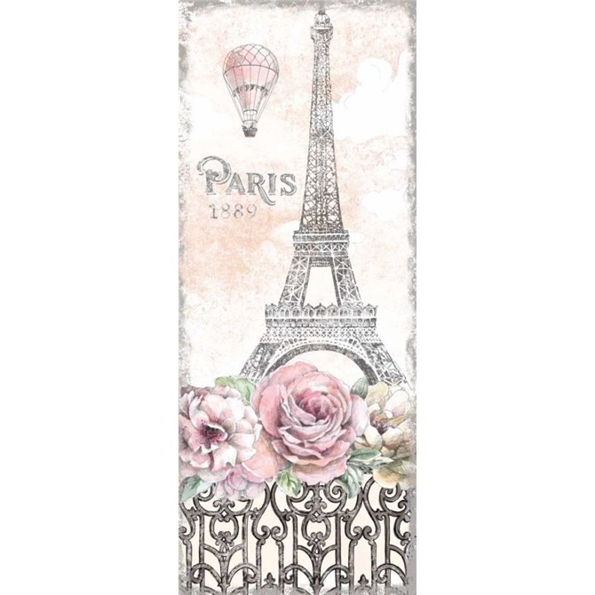 Paris Roses Panel VIII - Cuadrostock