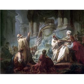 Jeroboam Sacrificing To The Idols - Cuadrostock