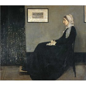 Portrait of The Artists Mother - Arrangement In Gray and Black No.1 - Cuadrostock