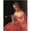 The Young Bride 1869 - Cuadrostock