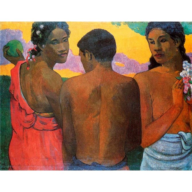 Three Tahitians - Cuadrostock