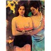 Two Tahitian Women With Mangoes - Cuadrostock