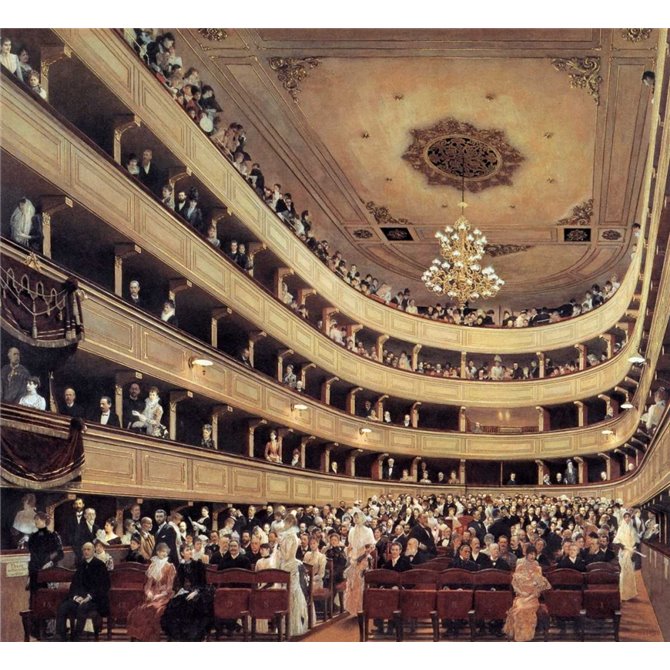 Auditorium Of The Old Burgtheater 1888 - Cuadrostock