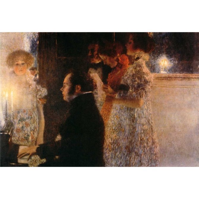Schubert At The Piano 1899 - Cuadrostock