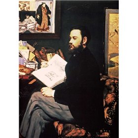 Emile Zola, 1868 - Cuadrostock
