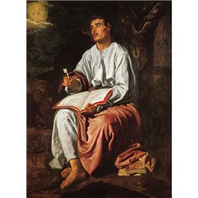 Saint John The Evangelist On The Island Of Patmos - Cuadrostock