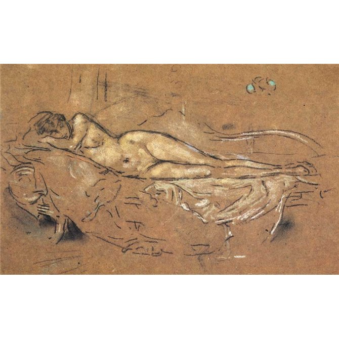 Reclining Nude 1900 - Cuadrostock