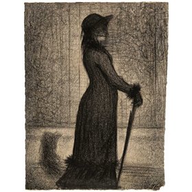 Une elegante - Woman Strolling - Cuadrostock
