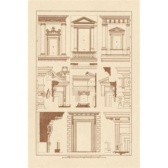 Windows of Palazzo Non Finito, Palace and House at Rome - Cuadrostock